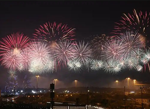 新星市焰火晚会